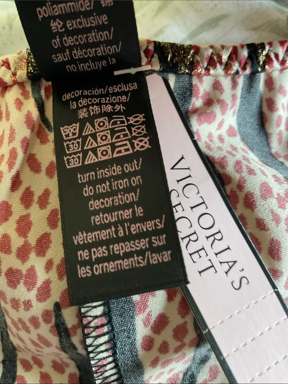 Victoria’s Secret silk & lace sleep bottoms